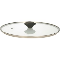 5Five Universele pannendeksel voor pannen van 30 cm - glas - stoomgat - Pannendeksels