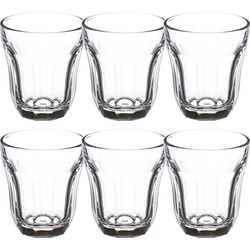 Set van 18x stuks water/sap glazen Enzeau 210 ml van glas - Drinkglazen