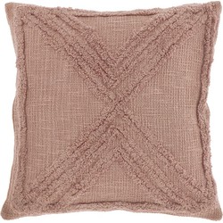 Unique Living - Kussen Calvin 45x45cm Old Pink