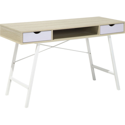 Beliani CLARITA - Bureau-Lichte houtkleur-MDF