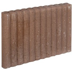 5 stuks! Mini palissadeband bruin 6x40x50 cm - Gardenlux