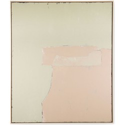 HKliving abstract schilderij olijf / nude 100x120cm