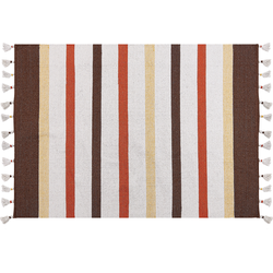HISARLI  - Vloerkleed - Lichtbeige - 160 x 230 cm - Katoen