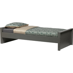 WOOOD Morris Bed Excl Lade - Grenen - Leem - 214x53x95