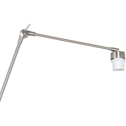 Moderne wandlamp met knikarm Steinhauer Prestige Chic Staal