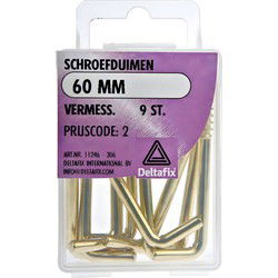 Schroefduim 60mm vermess 9st