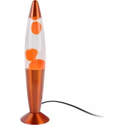 Tafellamp Funky Rocket Lava - Oranje - Ø8.6x35.5cm