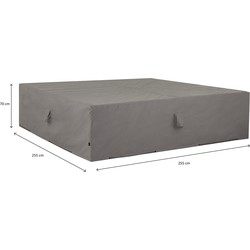 Madison - Loungeset Cover - Grijs - 	255 x 255 x 70