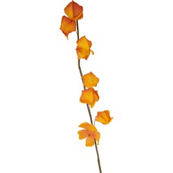 Greenmoods Kunstbloem Physalis Lampion - Physalis alkekengi - Nep plant - 1 Stuk - 90cm - Oranje -