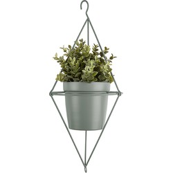 Present Time - Hangende bloempot Diamond - Grijsjade