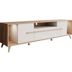 Meubella - TV-Meubel Oswald - Wit - 189 cm