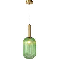 Moema kleine groene hanglamp diameter 20 cm 1xE27 groen