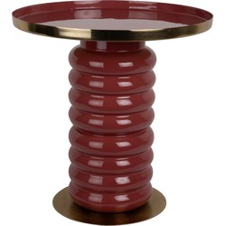 Bijzettafel Ruby - Rood - Ø41cm