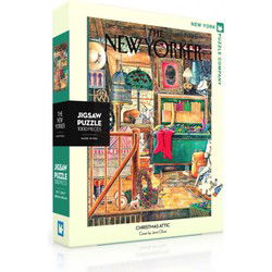 New York Puzzle Company Kerstzolder - 1000 stukjes