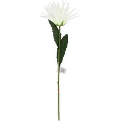 Witte kunst bloem kunstbloemen 80 cm decoratie - Kunstbloemen