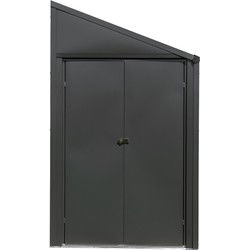 Spacemaker Yardsaver Metalen Gereedschapsschuur Aanbouw - 124x203x208 cm