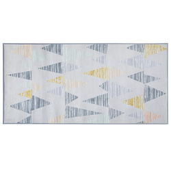 YAYLA - Laagpolig vloerkleed - Lichtgrijs - 80 x 150 cm - Polyester