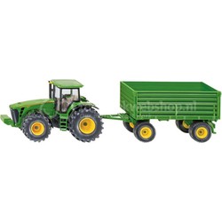 Siku john deere tractor met aanhanger