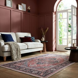 Vintage vloerkleed - Windsor Traditioneel Rood - 200 X 290 CM