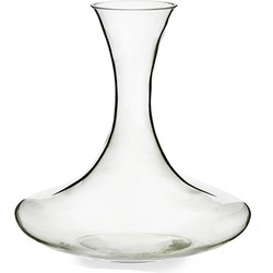 Arte Regal Wijn karaf / decanteer schenkkan - glas - 1,4 liter - 22 x 23 cm - wijn laten luchten - Decanteerkaraf