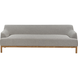 Beliani SOSJO - Driezitsbank-Grijs-Polyester