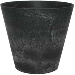 Bloempot Pot Claire zwart 22 x 20 cm