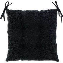 Unique Living - Matras Kussen Nila 40x40cm Black