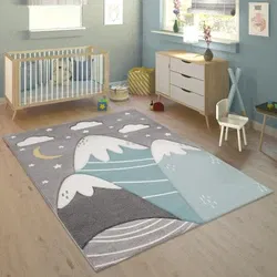 Kindervloerkleed - Cosena - Grijs - 200x290 cm