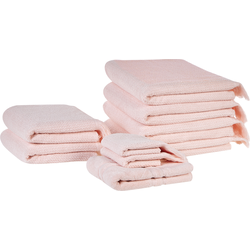 Beliani ATIU - Handdoek-Roze-Badstof
