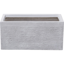 MYRA - Plantenbak - Wit - 50 cm - Klei-vezelmengsel
