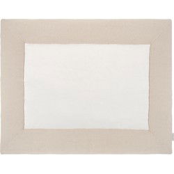 Baby's Only Gebreid boxkleed Classic - Parklegger - Speelkleed - Zand - 80x100 cm - Extra dik - Tweezijdig te gebruiken