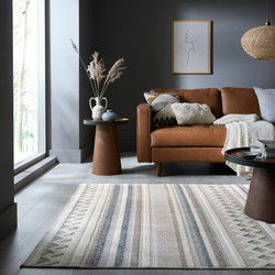 Laagpolig vloerkleed - Everette - Wasbaar - Multi - 75x150 cm