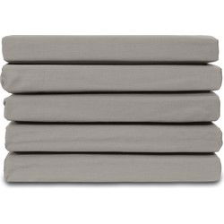 Ten Cate Katoensatijnen Hoeslaken - 180x220 - Grijs