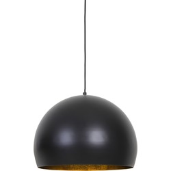 Light&living Hanglamp Ø56x40 cm JAICEY mat zwart-goud