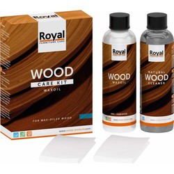 Oranje Furniture Care Wood Wax oil en cleaner kit 2x75ml