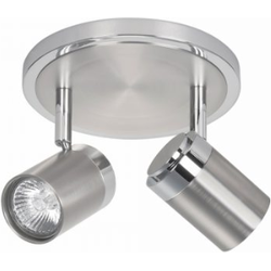 Highlight - Athena - Plafondlamp - GU10 - 17 x 17  x 12cm - Nikkel