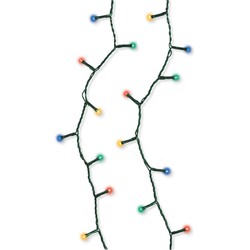 Kerstverlichting met 8 functie twinkel effect gekleurd 400 lampjes 1995 cm - Kerstverlichting kerstboom