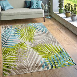 Laagpolig Vloerkleed Metr - Gebloemd - Bruin / Multi - 160x220 cm