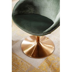 Pippa Design comfortabele fauteuil in modern design - groen
