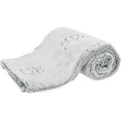 TRIXIE HONDENDEKEN NANDO SOFTFLEECE LICHTGRIJS 100X70 CM