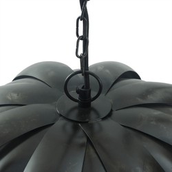 PTMD Ferna Hanglamp - 41 x 41 x 33 cm  - Ijzer - Zwart