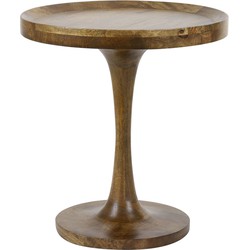 Bijzettafel Joekon - Hout - Ø50cm