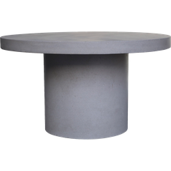 Aiden betonnen tuin salontafel grijs - Ø 78 cm