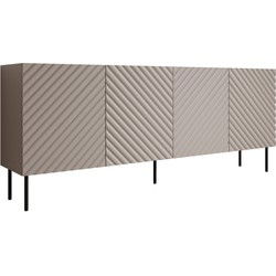 Meubella - Dressoir Laguna - Beige - 200 cm
