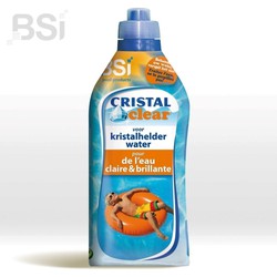 Cristal clear 1 Liter Poolreiniger - BSI
