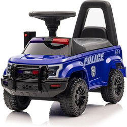 Politie loopauto met sirene lichtjes en een Walkie Talkie