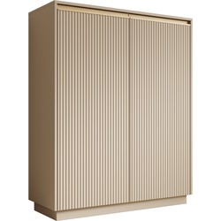 Meubella Dressoir Remy 2 - Beige - 104 cm