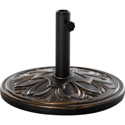 4goodz Parasolvoet 13 kg Cement - 48x34 cm parasols Ø35/Ø38/Ø48 mm