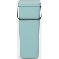 Sort & Go Recycle Bin, 40 litre - Mint