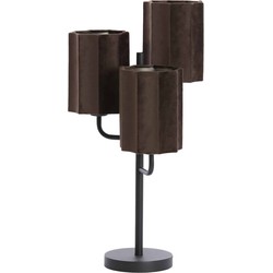 Tafellamp Edisa - Bruin - Ø34cm